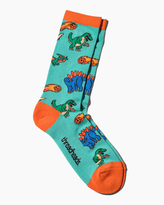 Dinosaurs and Meteors Socks