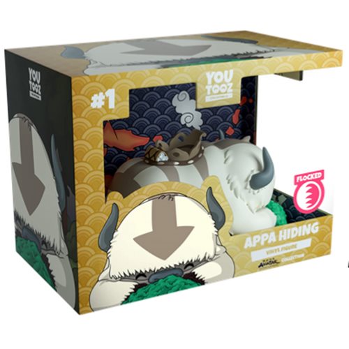 Avatar: The Last Airbender Collection Appa Hiding Flocked Vinyl Figure #1