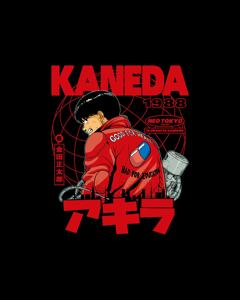 Kaneda from Akira Tote Bag